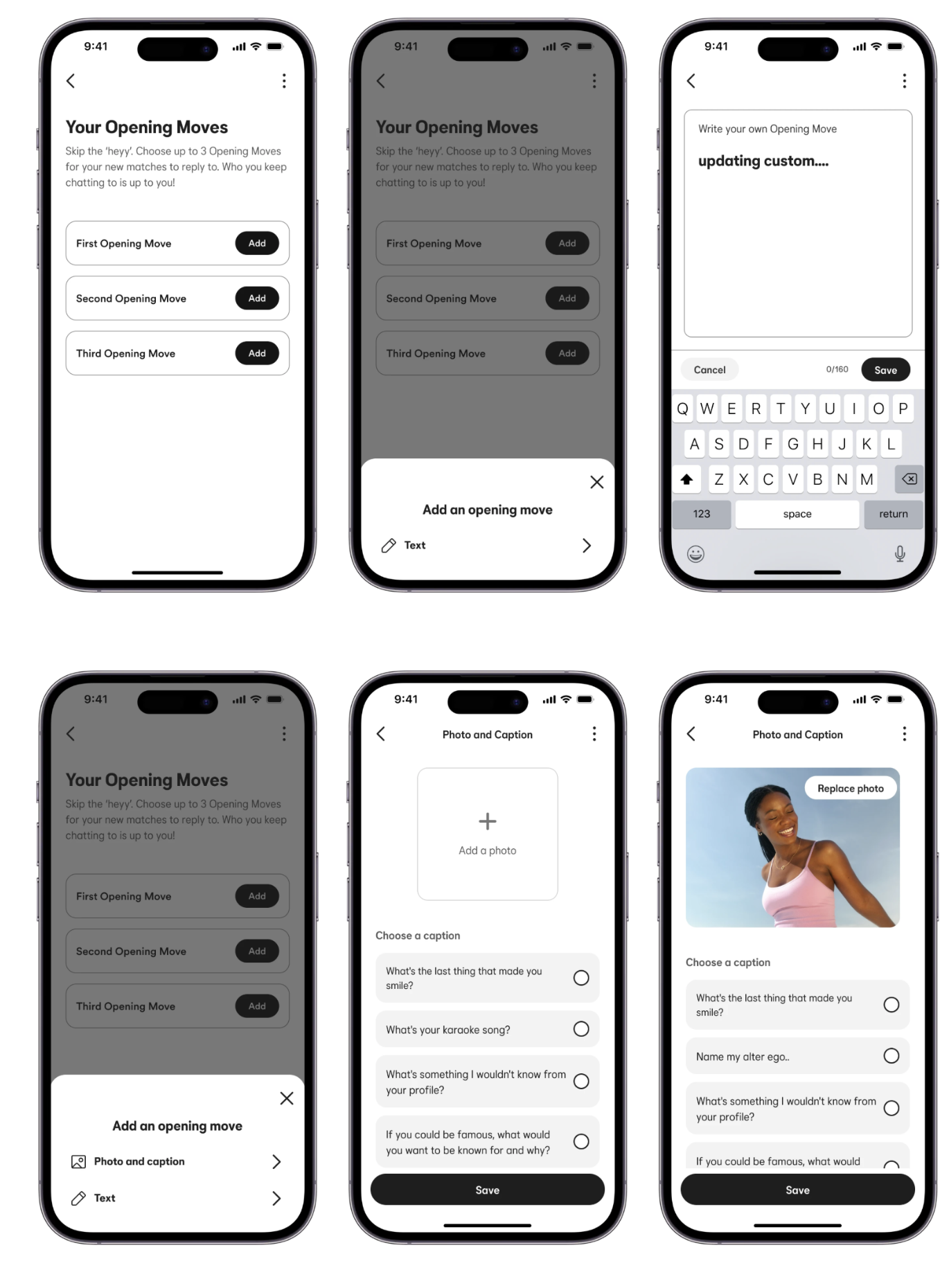 Opening Moves design — education and customisation