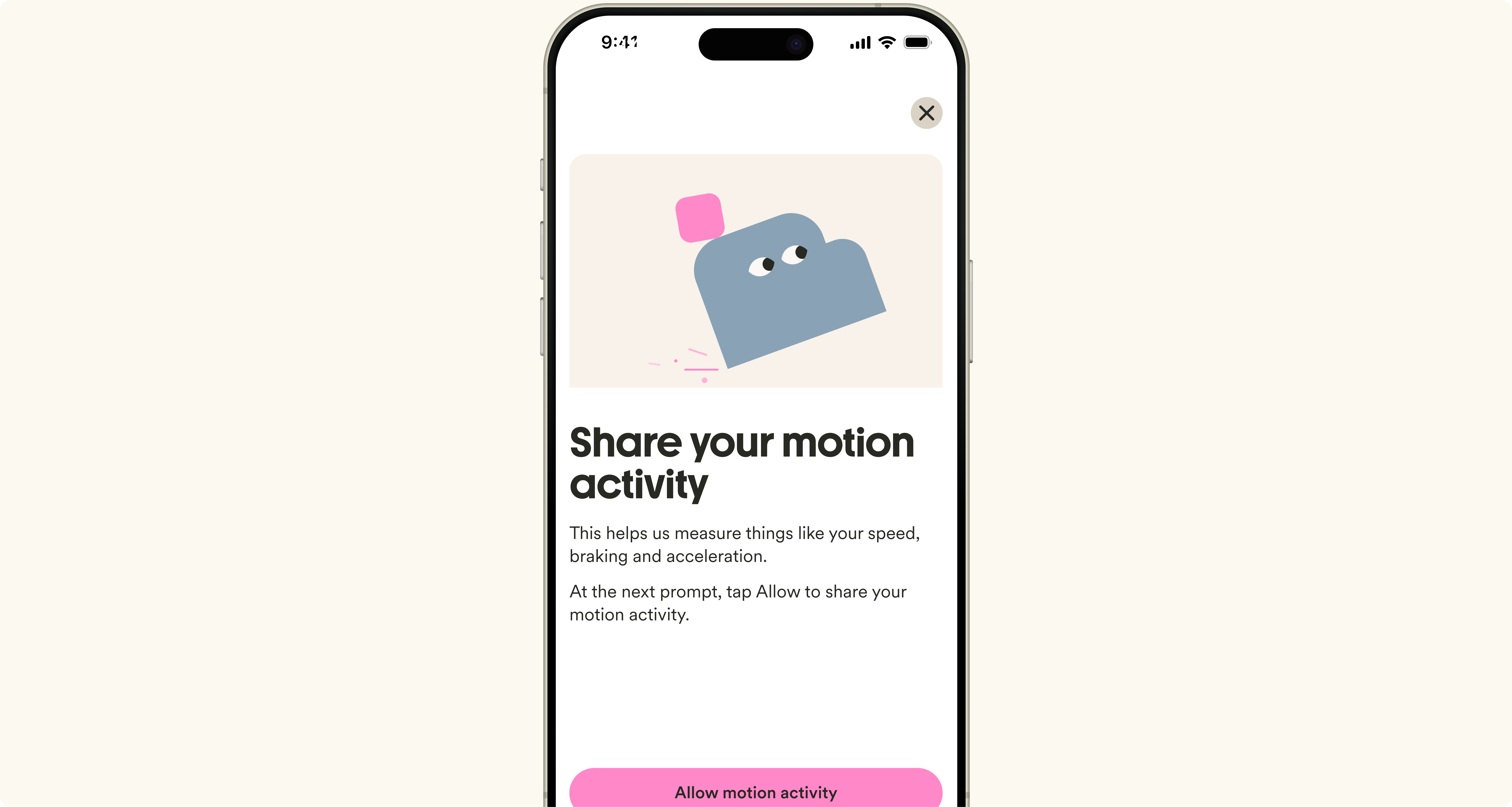 Marshmallow — Motion activity design