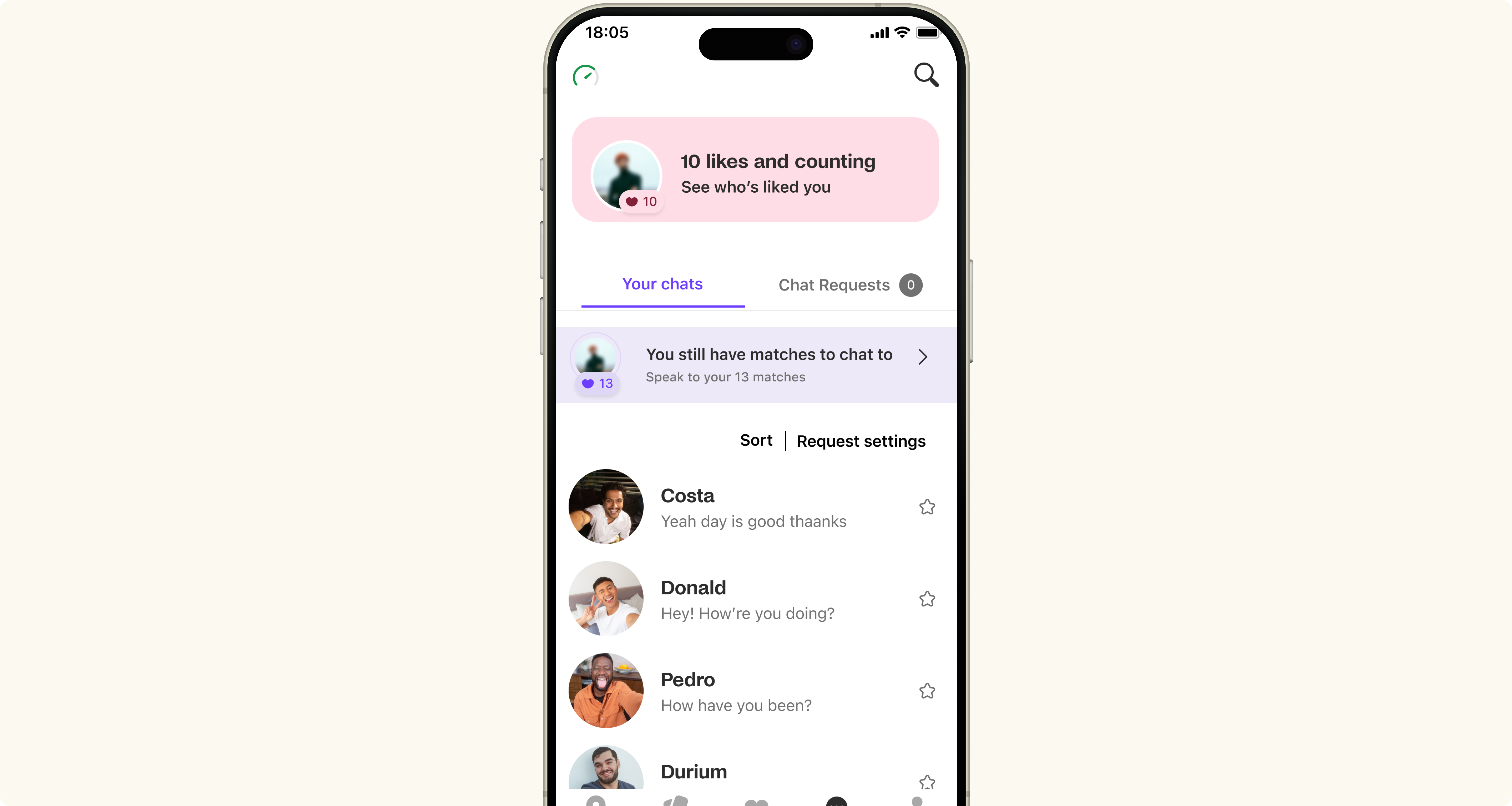 Bumble app design